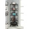 Convenience Concepts Xtra Storage 5 Tier Folding Metal Corner Shelf, Black